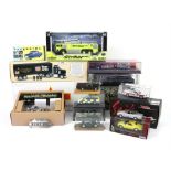 Selection of die-cast model vehicles, to include a 1:48 scale Boley Oshkosh Striker Aircraft Rescue