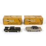 Eight Brooklin Collection 1:43 scale model vehicles, comprising BRK 72, 1958 Shasta Airflyte Travel