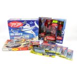 Captain Scarlet Toys including Electronic Angel Interceptor, Puzzle by King, two Carlton talking