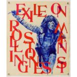 The Rolling Stones 'Exile on Main Street' - Original hand painted artwork on thick paper by John