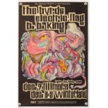 The Byrds, Electric Flag and B.B. King - Fillmore West 1967 concert poster, Bill Graham presents,