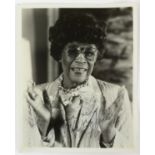 Ella Fitzgerald - American singer, a signed 10 x 8 inch black and white photo.