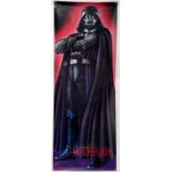 Star Wars Return of the Jedi - Darth Vader poster signed by Dave Prowse, rolled, 26 x 70 inches.