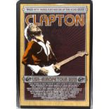 Eric Clapton - USA-Europe Tour 2013, limited edition print, numbered 228/400, framed,