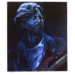 Derek Piliotes (b. 1945) - a limited edition print of Eric Clapton, signed, titled and numbered
