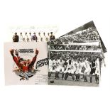 Escape To Victory (1981) 12 x Black and white 10 x 8 inch film stills with synopsis on reverse and