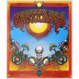 The Grateful Dead - European Limited Edition reissue of the Aoxomoxoa poster 1976,