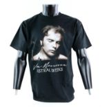 Two music tour t-shirts - including Van Morrison, Astral Weeks and the Rolling Stones at the