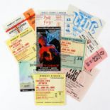 A group of 29 concert tickets and stubs from 1980s-2000s - mostly for rock groups,
