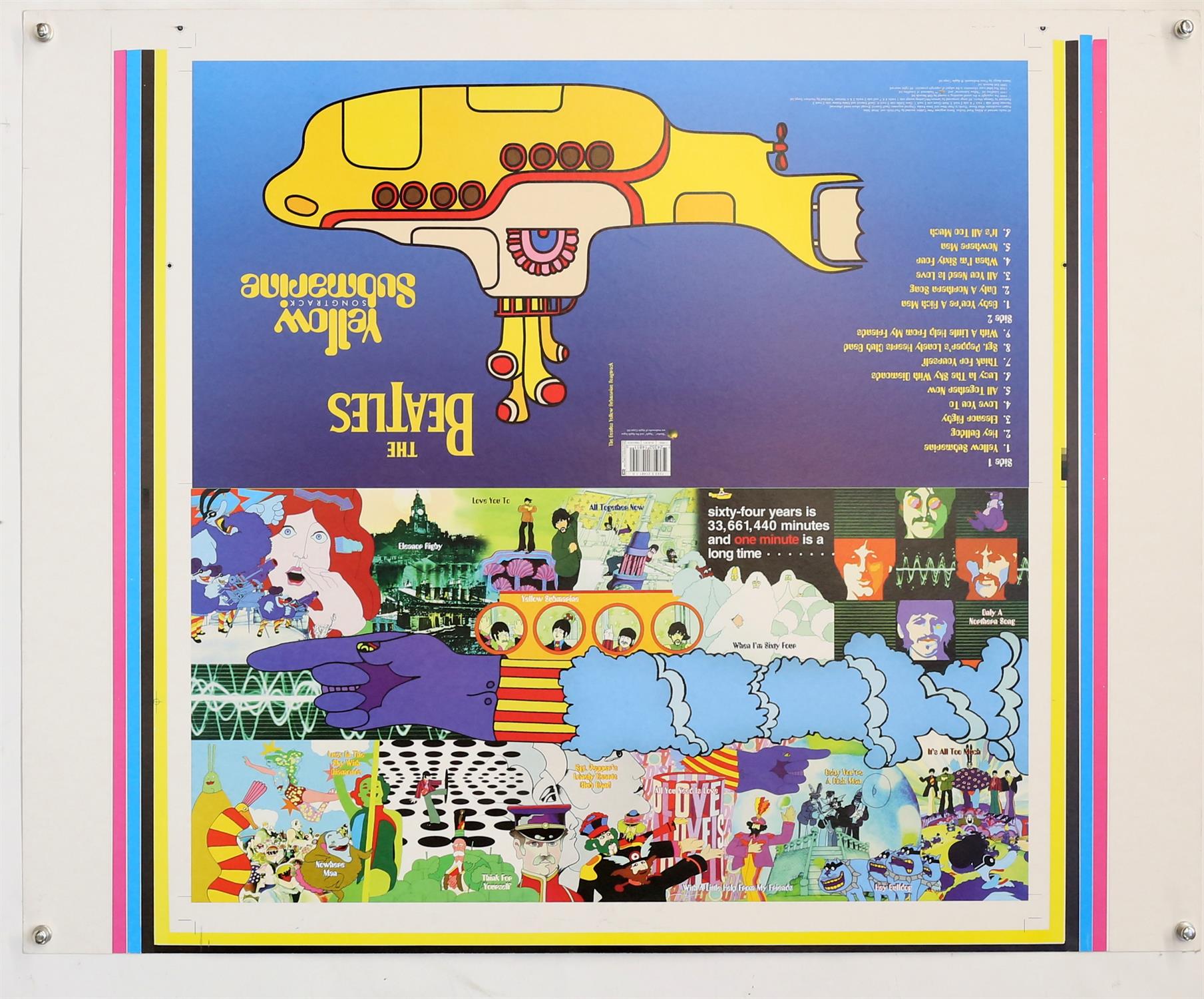 The Beatles - four original proof posters for Yellow Submarine and No 1 album artwork and two sets - Image 6 of 6