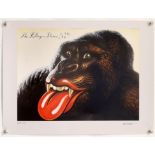 The Rolling Stones - a group of 3 prints including a commemorative 50th anniversary print with the