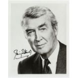 James Stewart – A signed black and white promotional 10 x 8 inch still of the famous American actor,