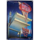 The Who - original poster for the Oakland Stadium concert, August 29-30 1989, rolled,