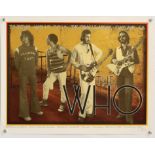 The Who - The Oracle Arena 2016, limited edition concert poster, 19th May, artwork by Chuck Sperry,