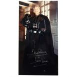 Star Wars - A large Dave Prowse signed colour photo showing him as Darth Vader, 12 x 15 inches.