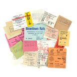 A group of 21 New Wave concert tickets and stubs - mostly from the early 1980s including The