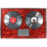 Cliff Richard - Presentation discs presented to Hardsell in recognition of sales of over 300,