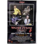 The Rolling Stones - Bridges to Babylon tour poster, Castrol presents performances,