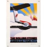 The Rolling Stones - American Tour 1972, a 2012 print from the original poster artwork by John