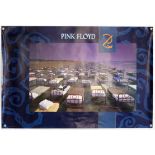Pink Floyd - 1987/8 World Tour poster, rolled, 35 1/2 x 23 1/2 inches. Provenance: from a private