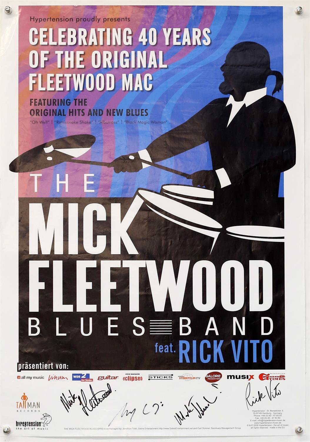 Fleetwood Mac interest - a group 8 of posters including a limited edition Stevie Nicks screen print - Image 2 of 4