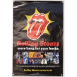 The Rolling Stones - 'more bang for your bucks' tour 05-06, original promo poster, rolled,
