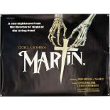 Martin (1978) British Quad film poster, horror directed by George A Romero, Miracle Films, rolled,