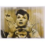 Judy Garland – A signed black and white 7 x 5 inch still showing the famous American Actress in a