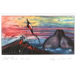 Pink Floyd The Wall - 'The Hammer & The Judge' artwork by Gerald Scarfe, limited edition print,