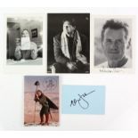 Monty Python Signed collection including five signed items (4 photos and one card by Eric Idle),
