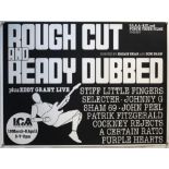 Rough Cut and Ready Dubbed (1982) Rare Quad size music poster, rolled, 30 x 40 inches.