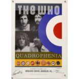 The Who - Quadrophenia, Barclay's Center, Brooklyn, 2012, limited edition poster signed by Pete