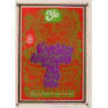 Van Morrison, Daily Flash and Hair - Avalon Ballroom Family Dog poster, artwork by Wes Wilson,