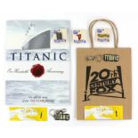 Titanic (1997) a collection of film and historical memorabilia including 3 Fox Studios Baja Mexico