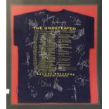 Arsenal FC - signed commemorative shirt to mark Arsenal's win of the 2003-2004 Premier League which