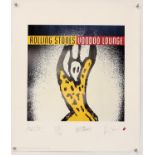 The Rolling Stones - Voodoo Lounge Limited edition print, hand numbered 4400/5000, rolled,