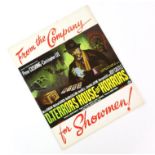 Dr Terror's House of Horrors (1965) UK Campaign book, 25 x 31 cm.