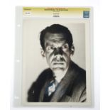 Raymond Massey in "The Old Dark House" (Universal, 1932). CGC Graded Portrait Photo (8 X 10 inches).