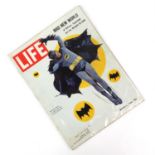 1966 Batman ' Life ' magazine issue. March 11th 1966. Adam West as Batman to the cover, 27 x 35 cm.