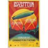 Led Zeppelin - Live From London 2007 Celebration Day poster, rolled, 20 x 30 inches.