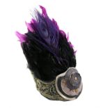 Lady Gaga - a purple feather headdress from the Monster Ball tour, 2009 - 2011, Bedford Falls