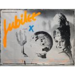 Jubilee (1978) British Quad poster for the rare country-of-origin poster for early Derek Jarman