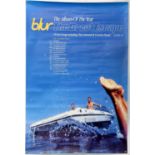 Blur The Great Escape (1995) Britpop LP promo poster, also advertising the associated sixteen date