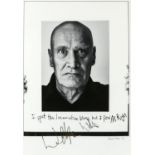 Wilko Johnson - 'I get the Locomotive Blues but I feel All Right.' photographic portrait by Charlie