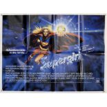 Two autographed posters - Supergirl (1984) poster signed by Helen Slater, Lost Boys (1987) signed