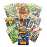 13 x Captain Marvel comics Nos. 1, 2, 3 ,4, 5, 6, 7, 8, 9, 10, 12, 13 and 46.
