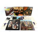 The Beatles - 12 x Vinyl album LP's including Please Please Me Mono PMC 1202, White Album No.