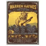 Warren Haynes with the Ashes & Dust Band - six concert and tour posters with particularly striking