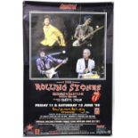 The Rolling Stones - Two Bus Stop music posters for Bridges to Babylon and You Can't Lick 'Em,
