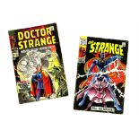 Marvel Doctor Strange Comics - No. 169 (Origin retold: panel swipe Jun 1968) and No. 177 (Feb 1969).
